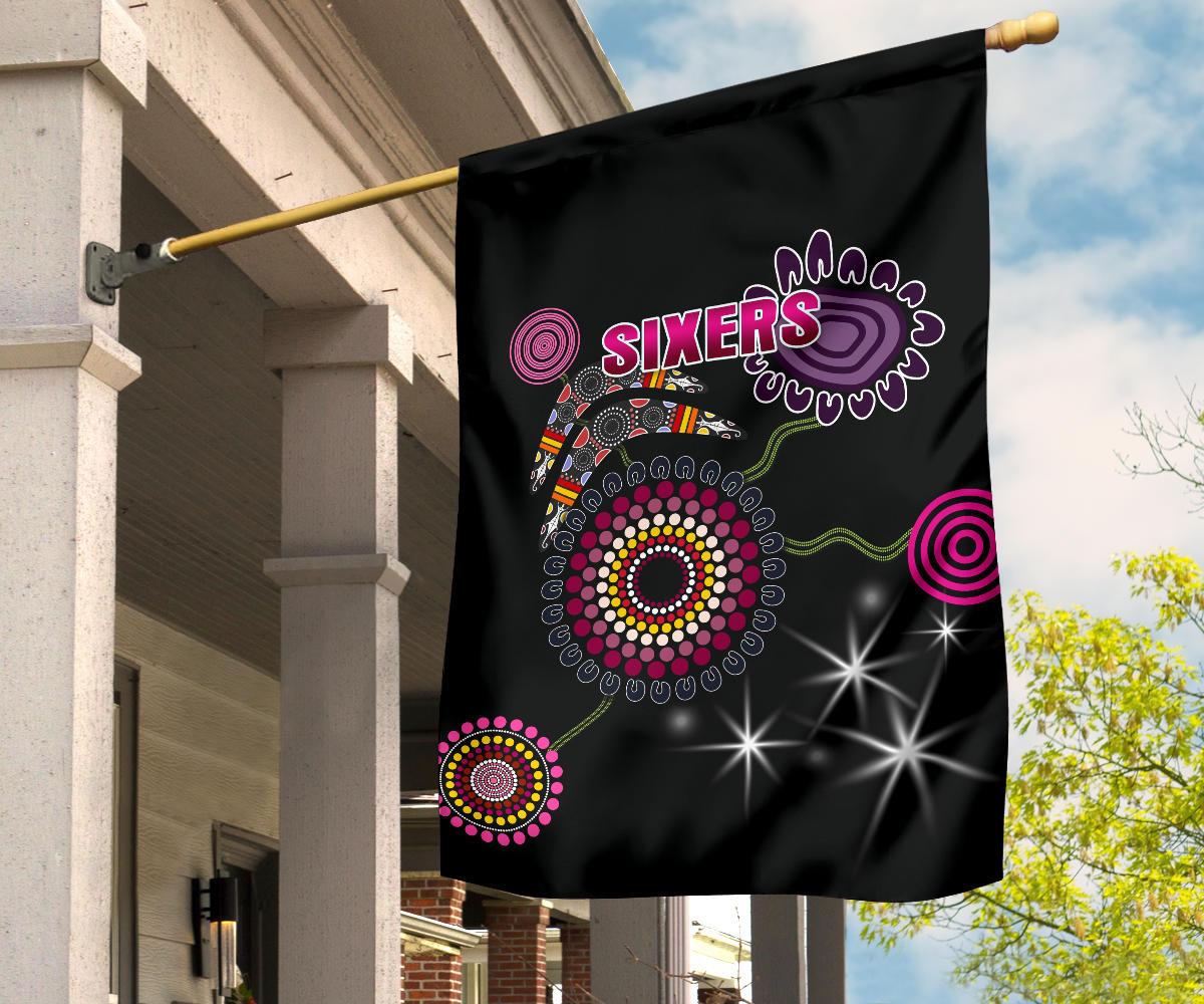 sydney-flag-sixers-indigenous-black
