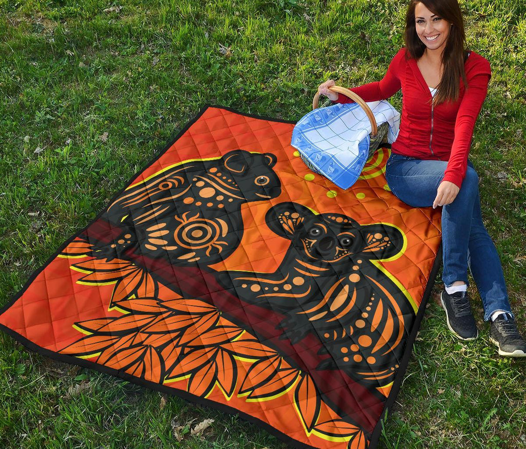 aboriginal-premium-quilt-aboriginal-dot-painting-art