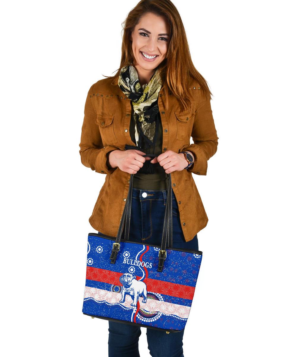 western-small-leather-tote-bulldogs-unique-indigenous
