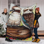 premium-blanket-kookaburra-with-waratah