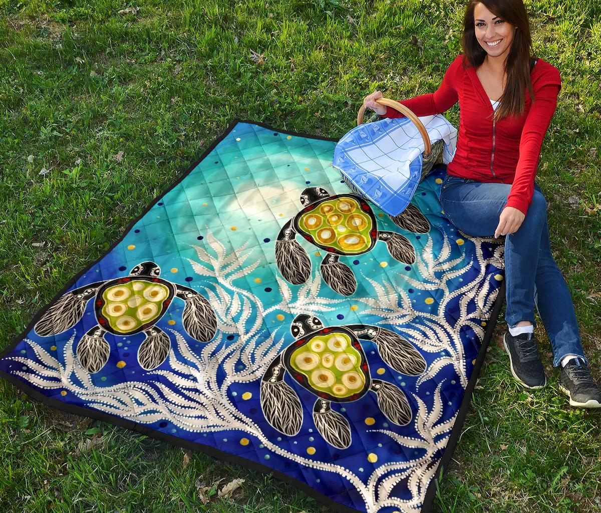 premium-quilt-aboriginal-turtle-art-quilt-set-towards-the-light