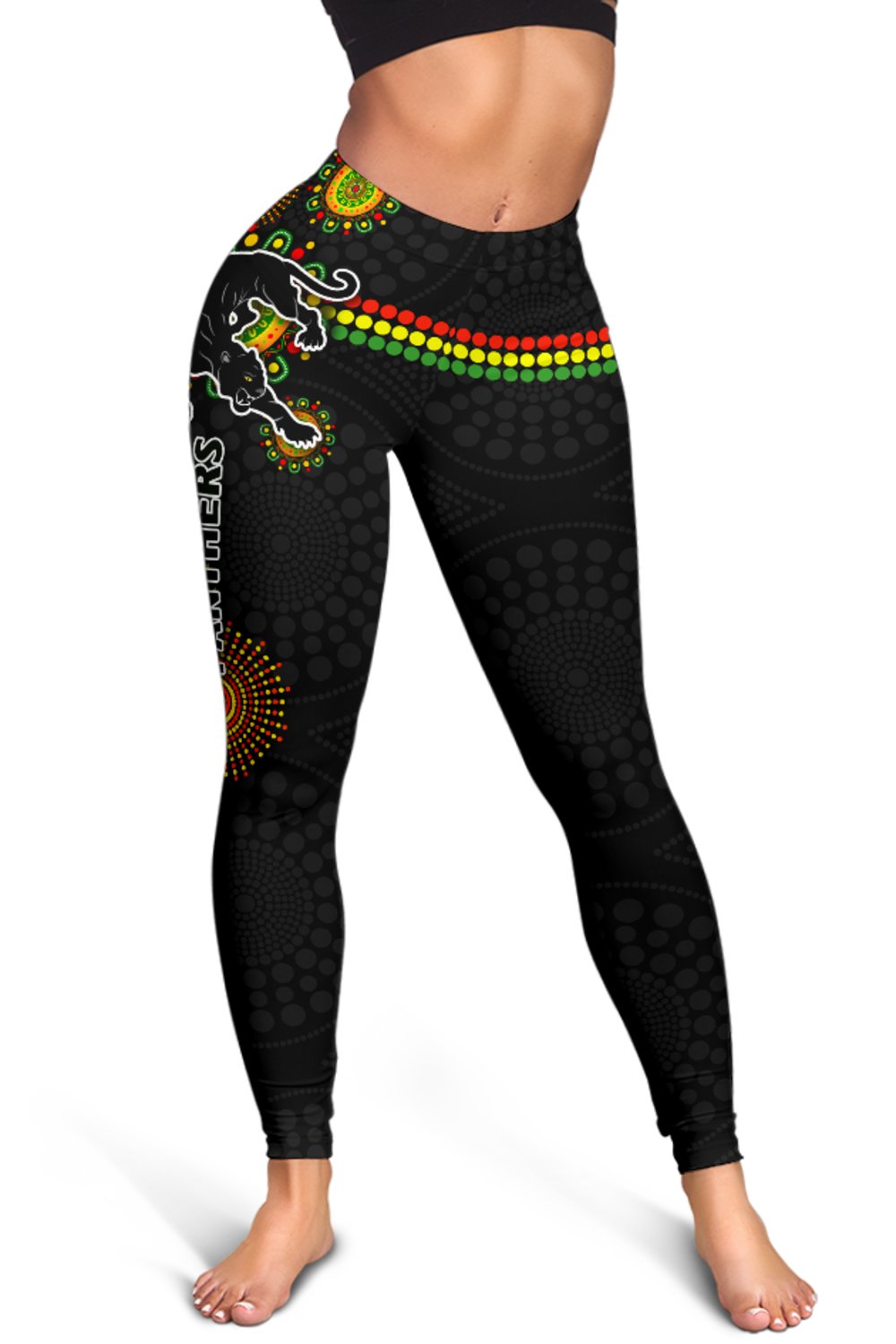penrith-women-leggings-indigenous-panthers-black