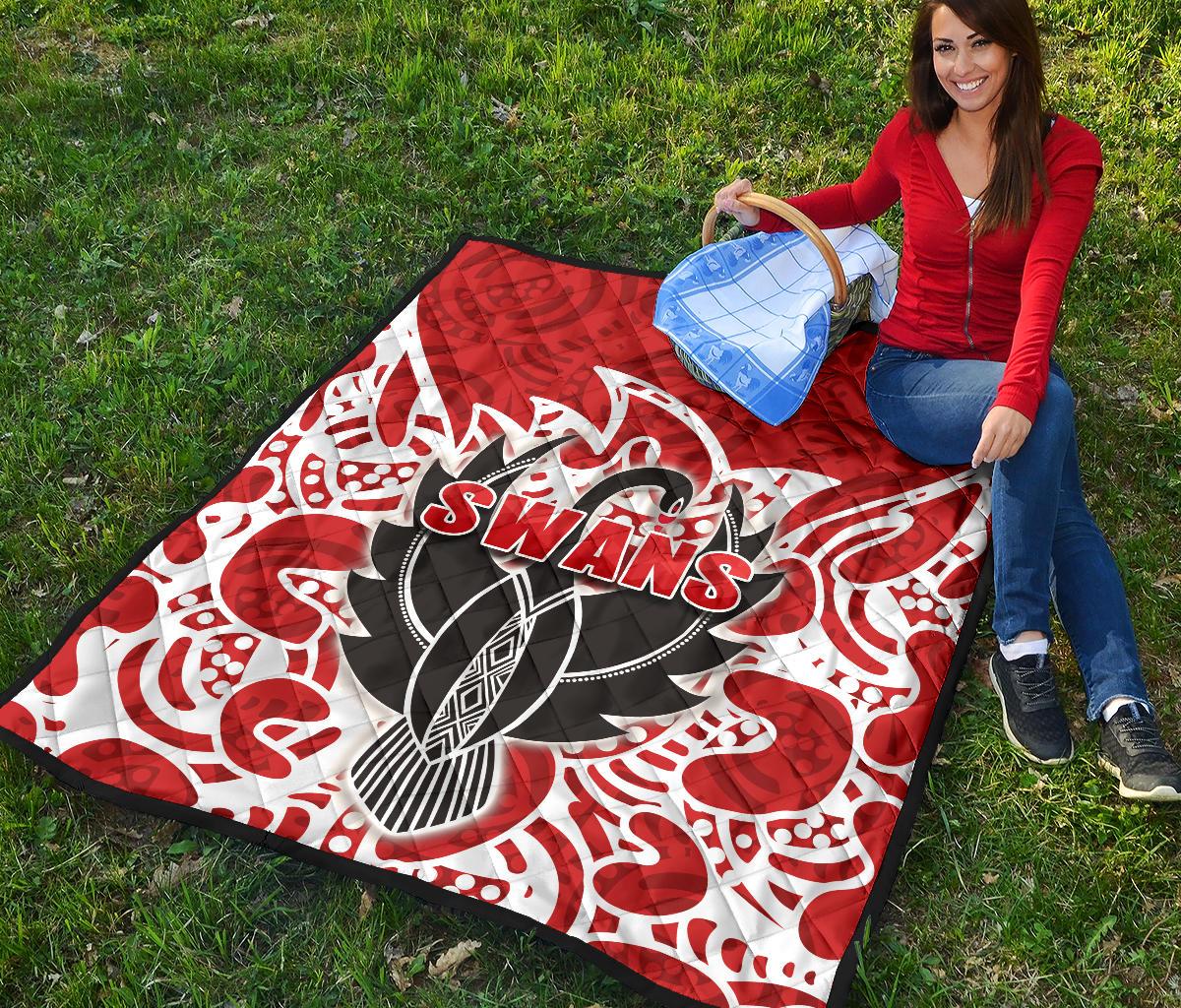 sydney-premium-quilt-simple-indigenous-swans