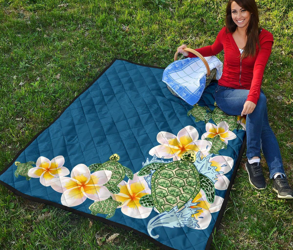 plumeria-sea-turtle-premium-quilt