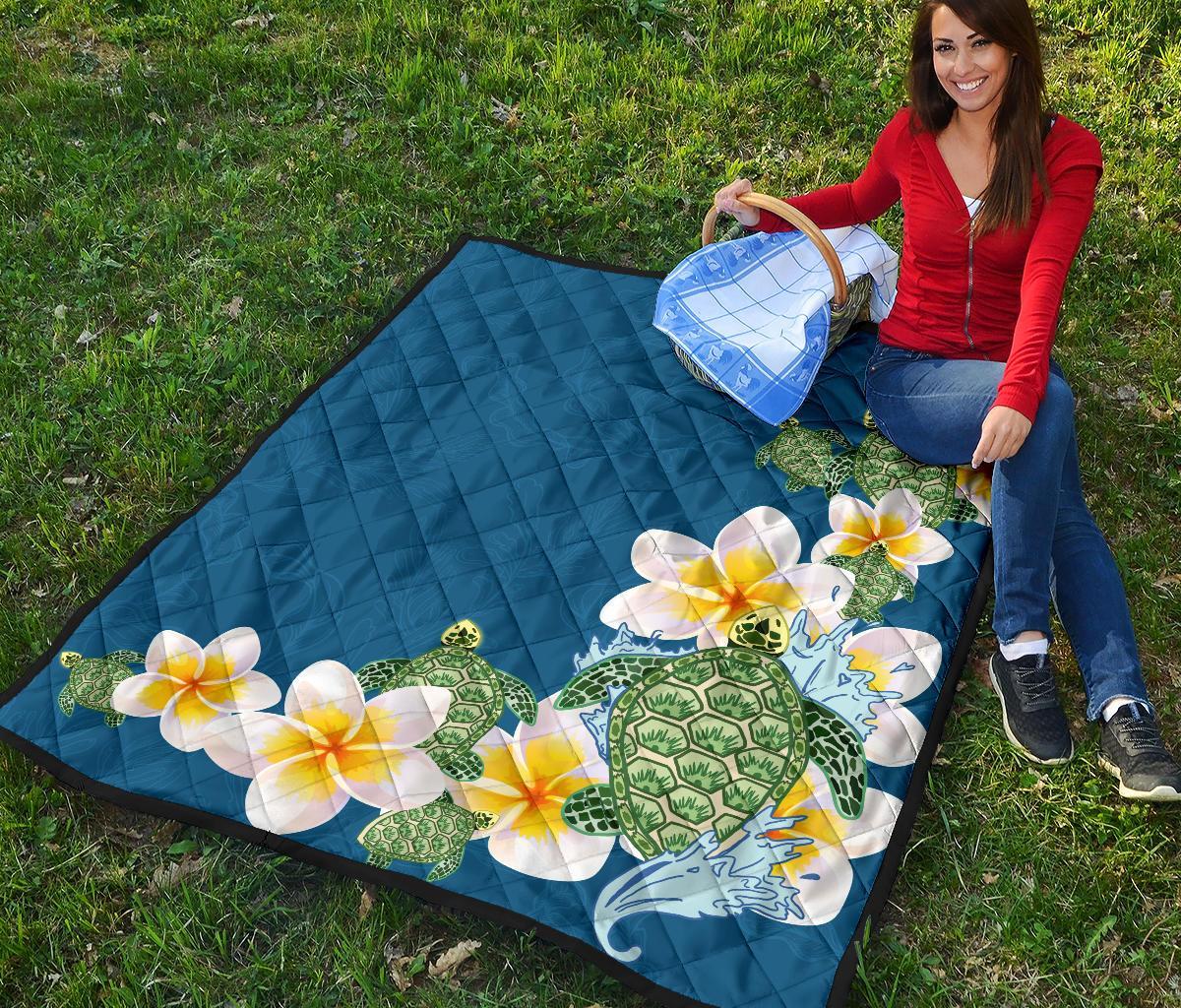 plumeria-sea-turtle-premium-quilt