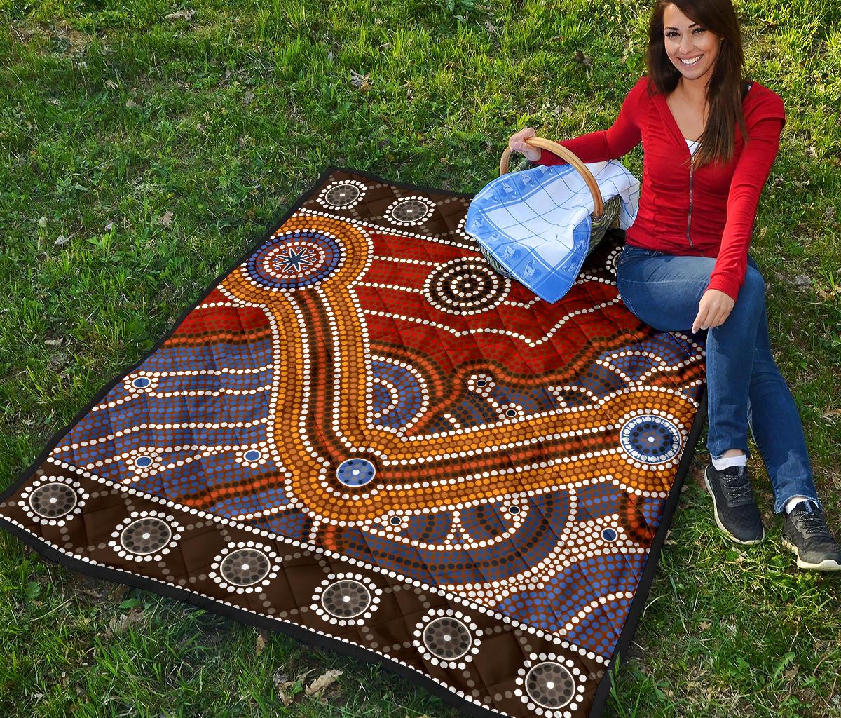 aboriginal-premium-quilt-aboriginal-dot-painting-art-01