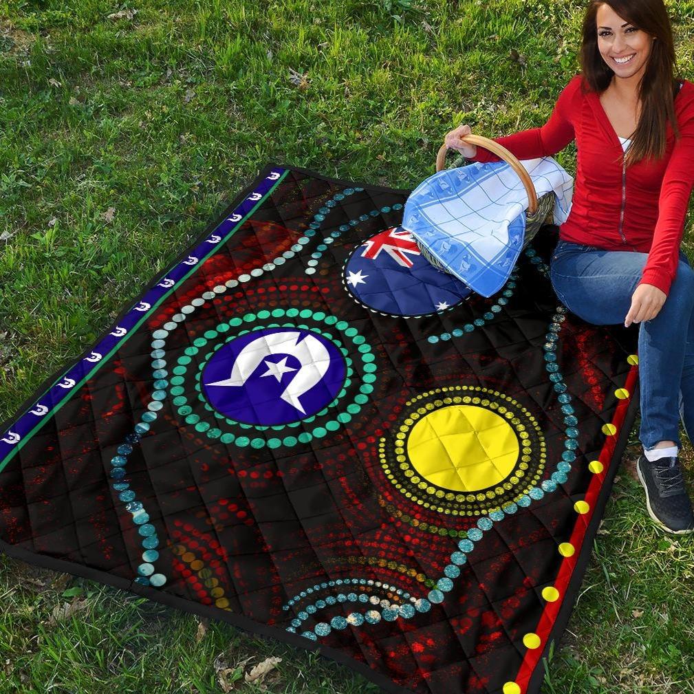 premium-quilt-aboriginal-dot-patterns-flag