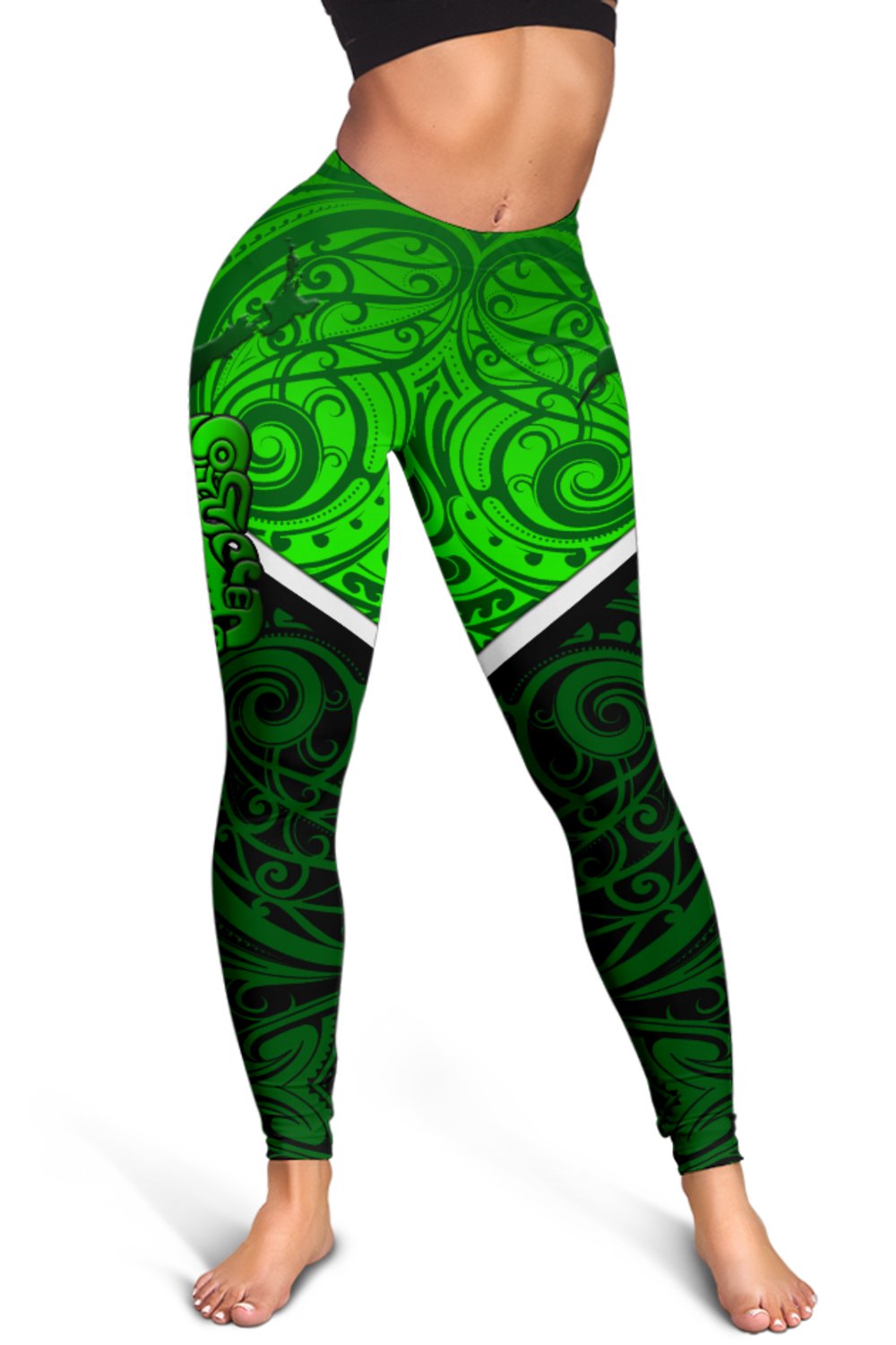 new-zealand-maori-rugby-women-leggings-pride-version-green