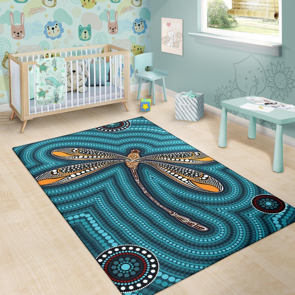aboriginal-area-rug-indigenous-dragonfly