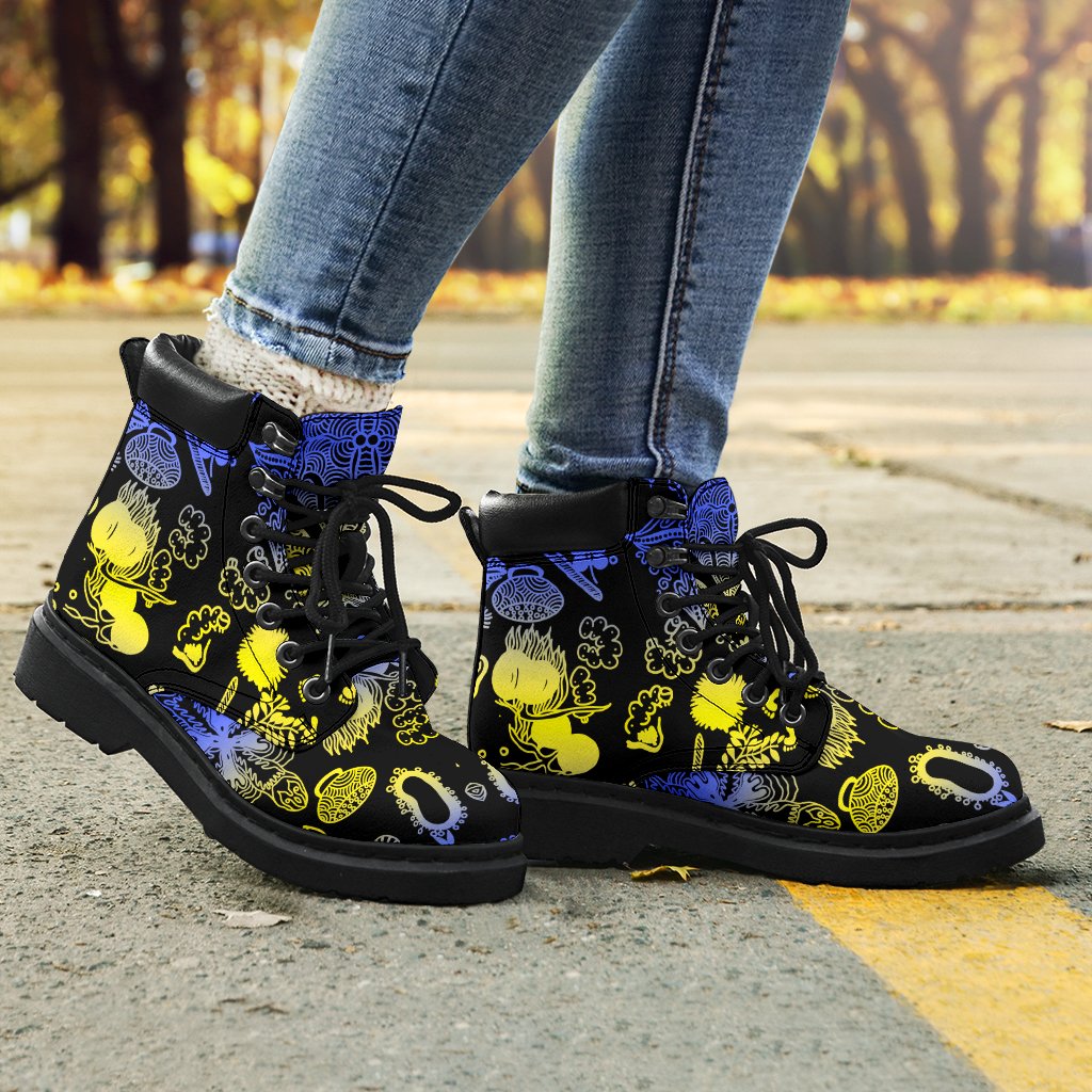aboriginal-leather-boots-australian-golden-wattle-all-season