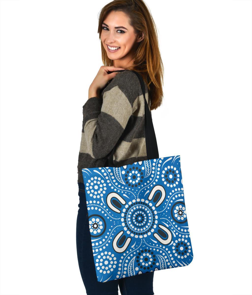 tote-bag-indigenous-circle-dot-painting-blue-color