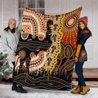 premium-blanket-australian-aboriginal-sun-and-emu