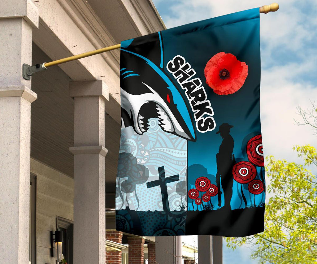 sharks-flag-cronulla-anzac-day