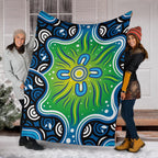aboriginal-premium-blabnket-indegenous-dot-painting-art