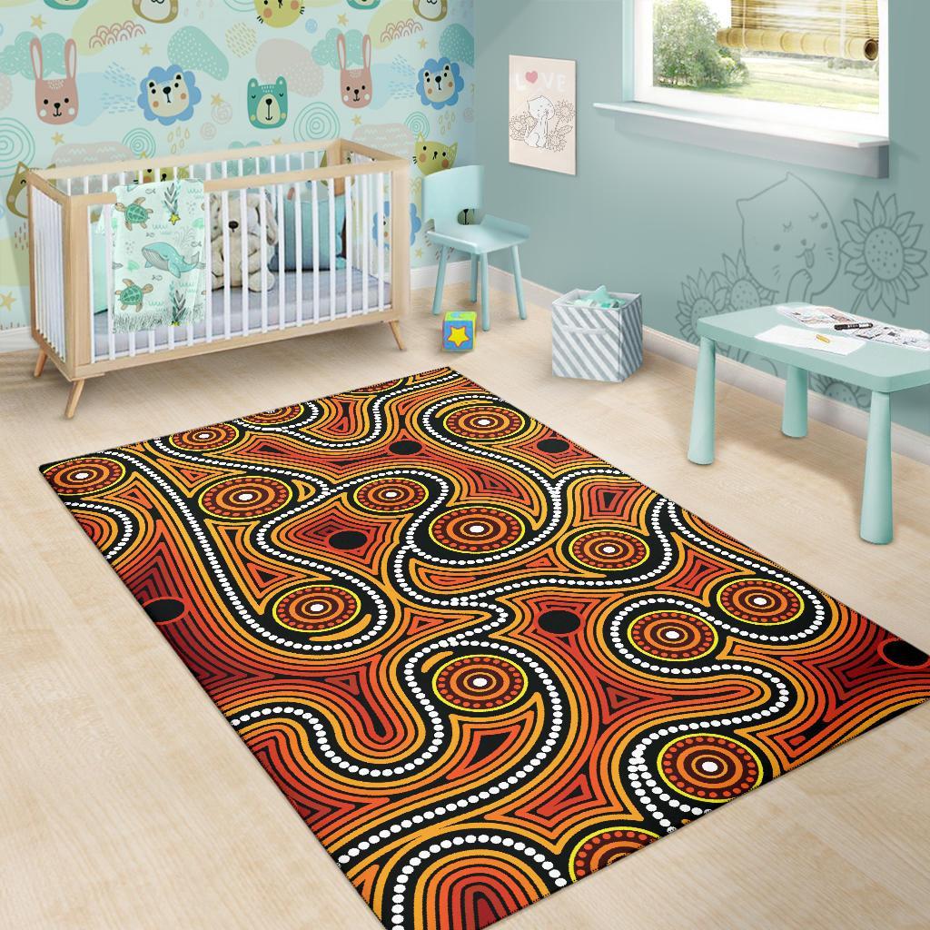 aboriginal-area-rug-indigenous-circle-dot-painting-ver01