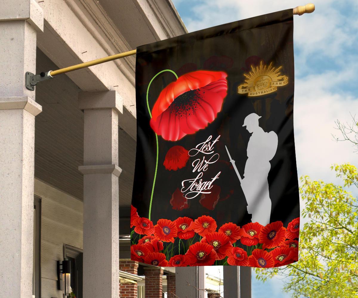 anzac-flag-remembrance-poppy-flowers