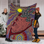 premium-blanket-koala-blanket-aboriginal-patterns