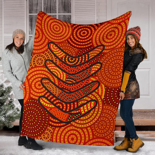 aboriginal-premium-blanket-aboriginal-boomerangs-and-dot-circle