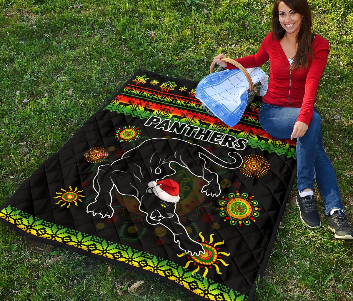penrith-panthers-christmas-premium-quilt-indigenous