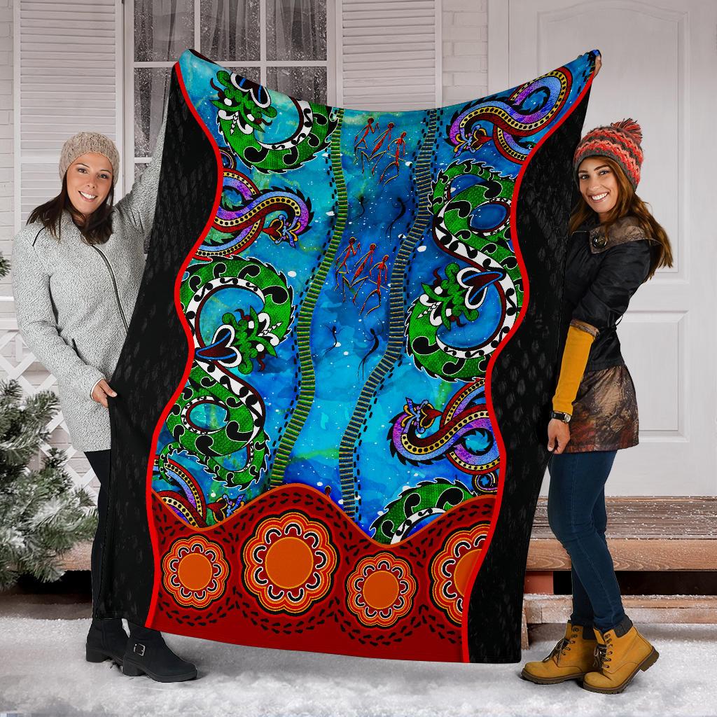 aboriginal-premium-blanket-aussie-indigenous-patterns-blue