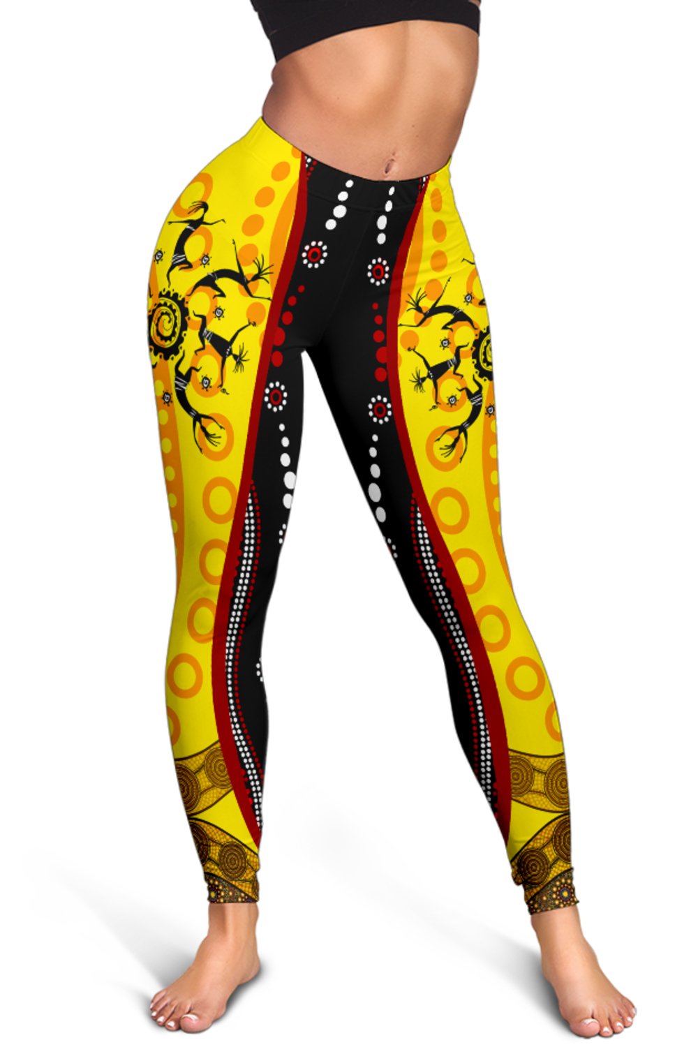 aboriginal-leggings-dreamtime-koori-dance-dot-acrylic-paint
