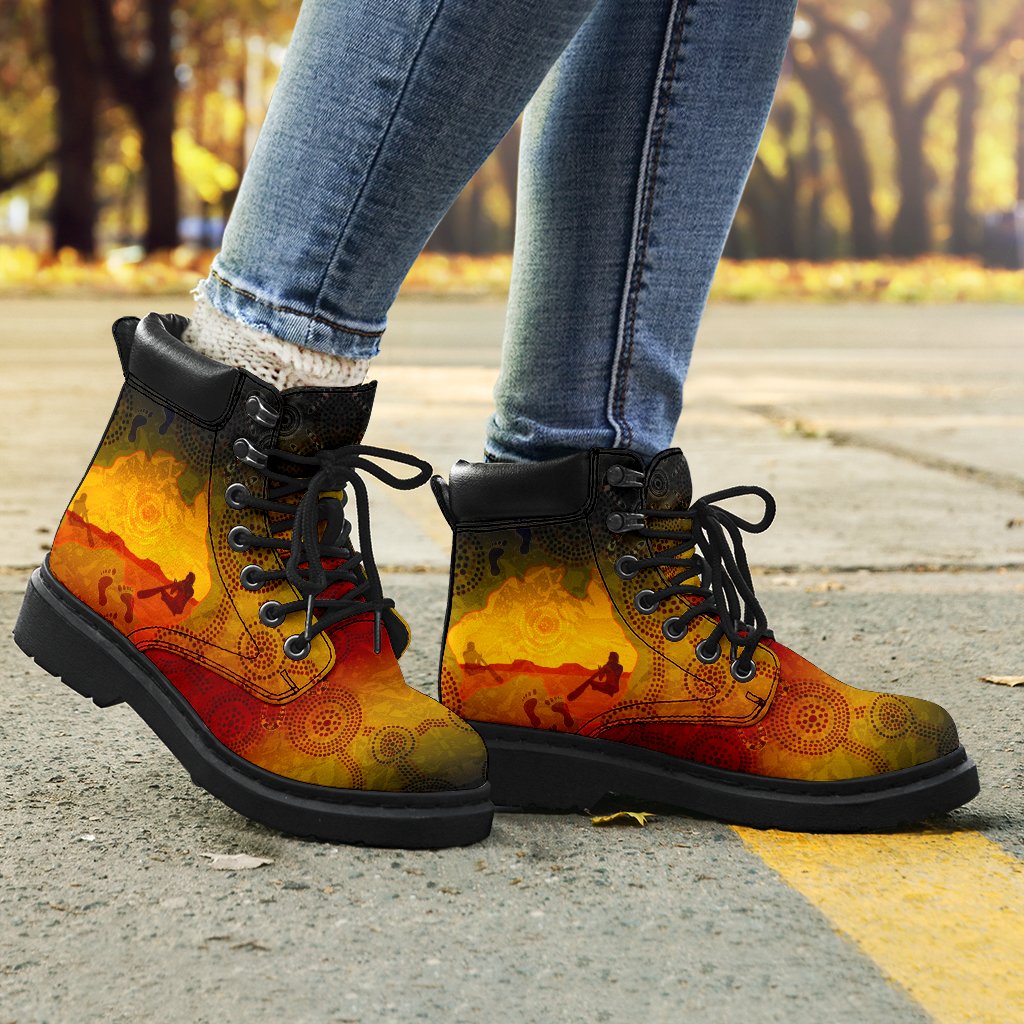 aboriginal-all-season-boots-australian-map-with-indigenous-color