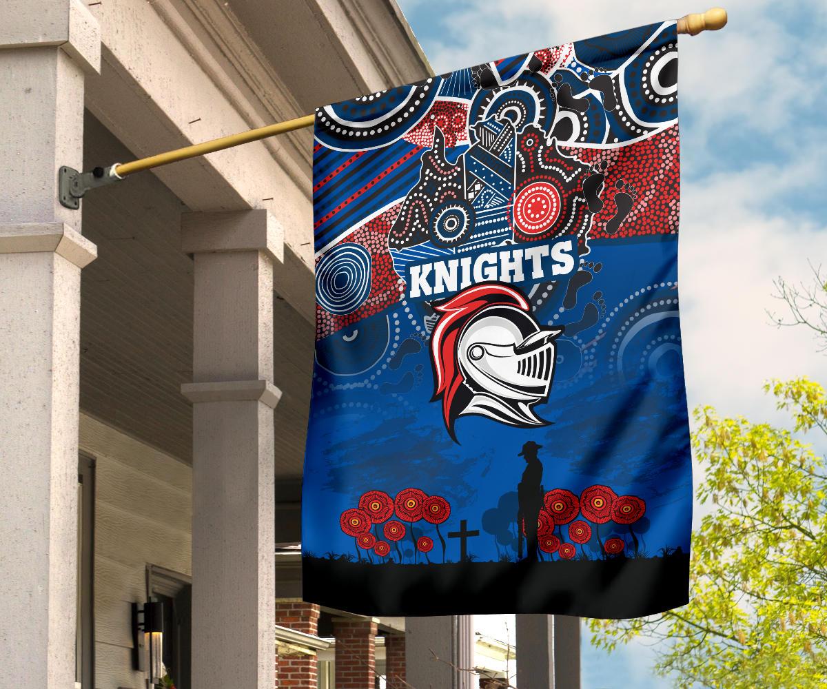 custom-personalised-knights-flag-newcastle-anzac-day-aboriginal