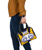 Adelaide Shoulder Handbag Rams Merino Original - Yellow - Vibe Hoodie