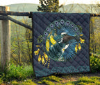 tui-bird-and-kowhai-flower-quilt