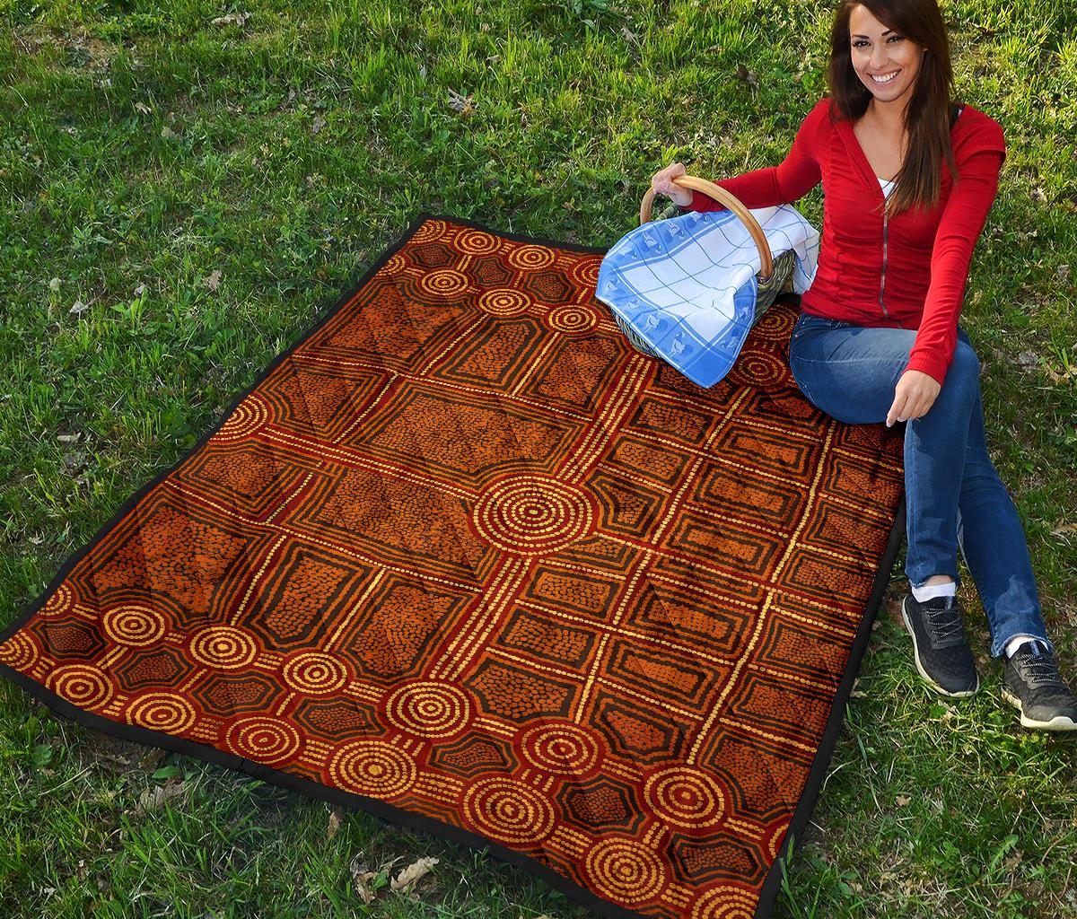 aboriginal-premium-quilt-australia-aboriginal-art-golden-farm