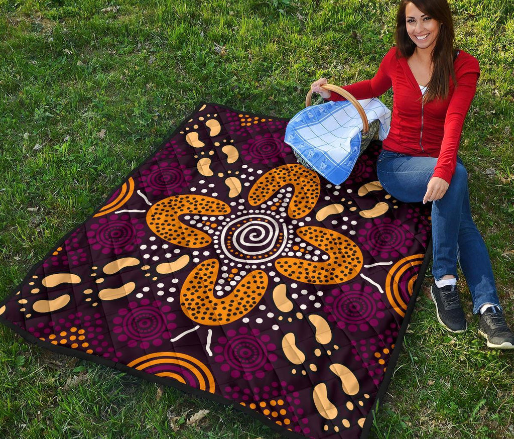 aboriginal-premium-quilt-flowers-dot-panting-art