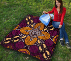 aboriginal-premium-quilt-flowers-dot-panting-art