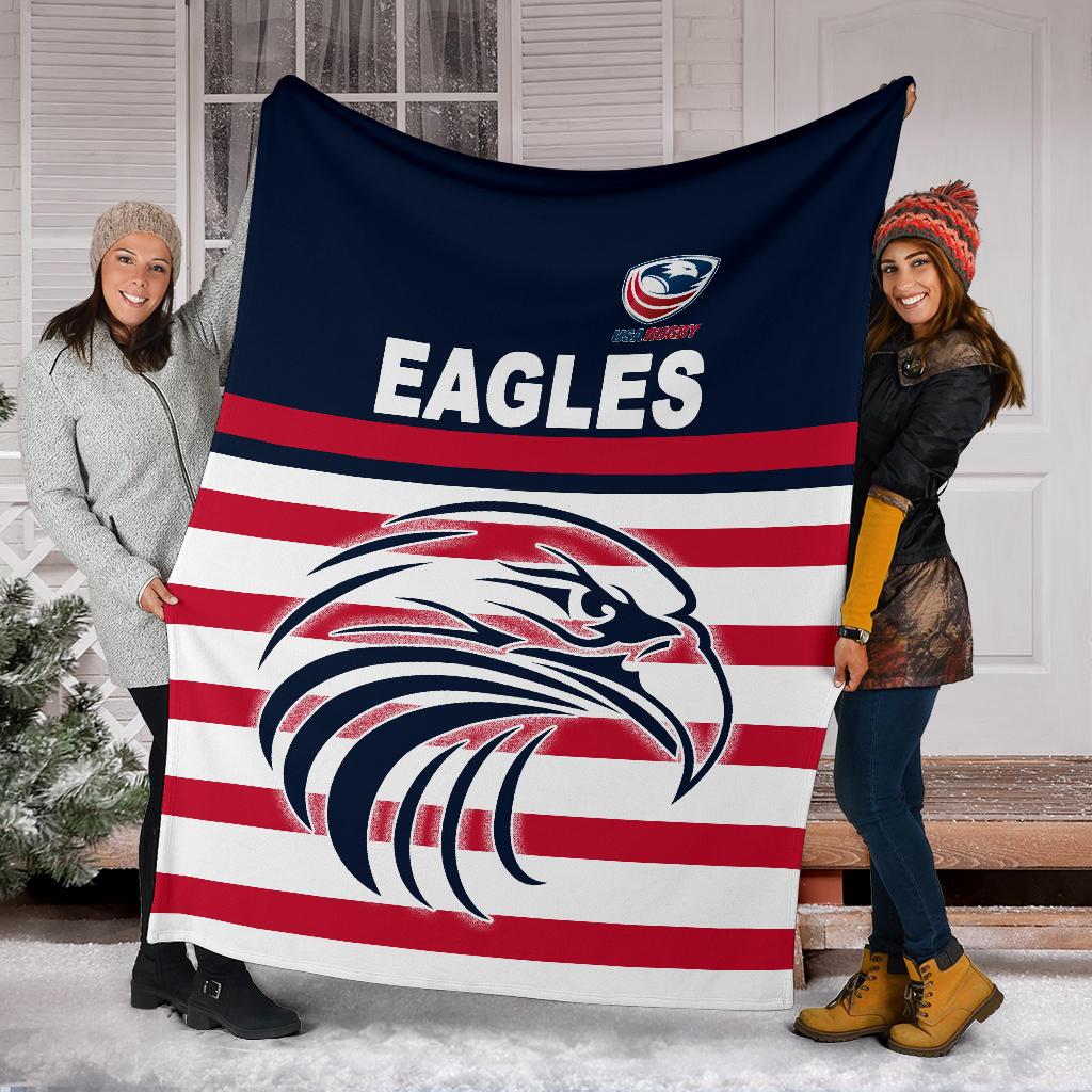 usa-rugby-premium-blanket-eagles-simple-style-navy
