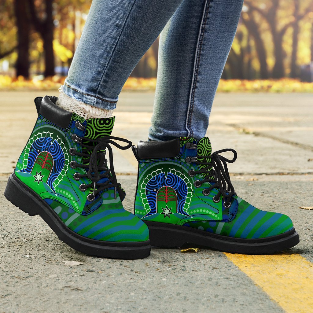 torres-strait-all-season-boots-dhari-and-dot-patterns