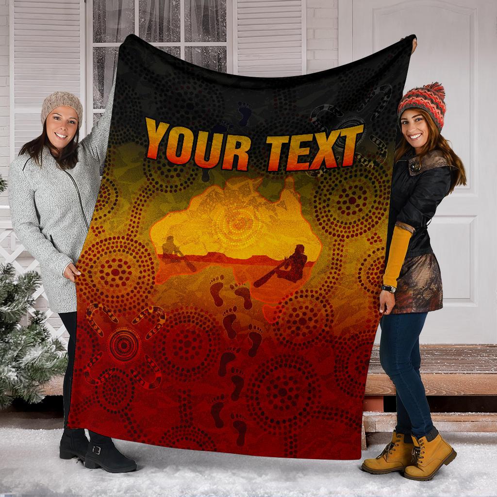 custom-aboriginal-premium-blanket-australian-map-with-indigenous-color