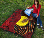 aboriginal-premium-quilt-indigenous-snake-sun-dot-painting