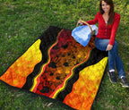 premium-quilts-aboriginal-patterns-coverlets-golden-style