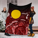 aboriginal-premium-blanket-red-landscape