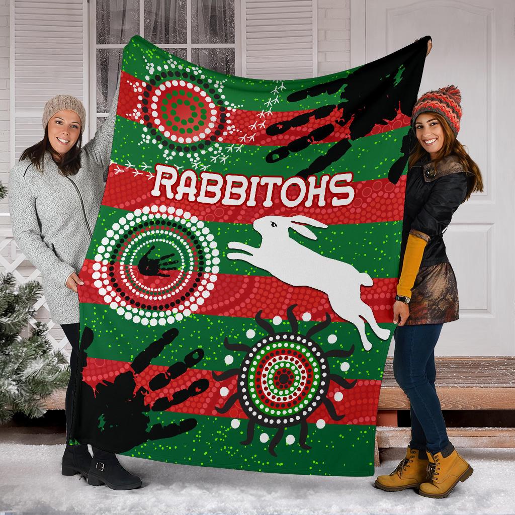 south-sydney-rabbitohs-indigenous-premium-blanket-country-style-no-1