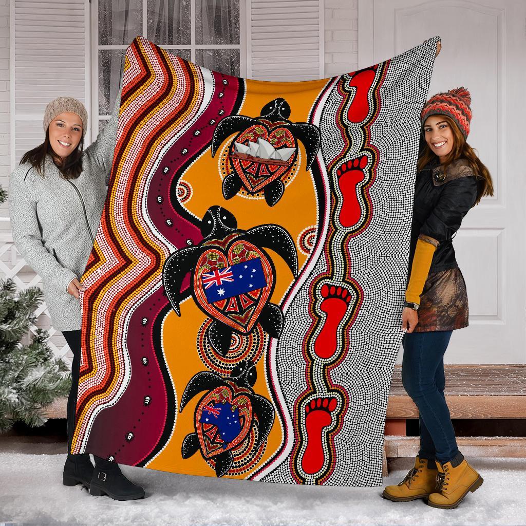 premium-blanket-aboriginal-patterns-premium-blanket-turtle-women