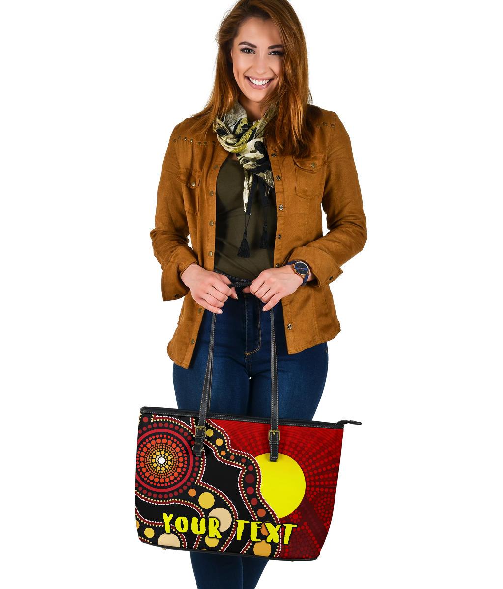 custom-leather-tote-bag-australia-aboriginal-lives-matter-flag