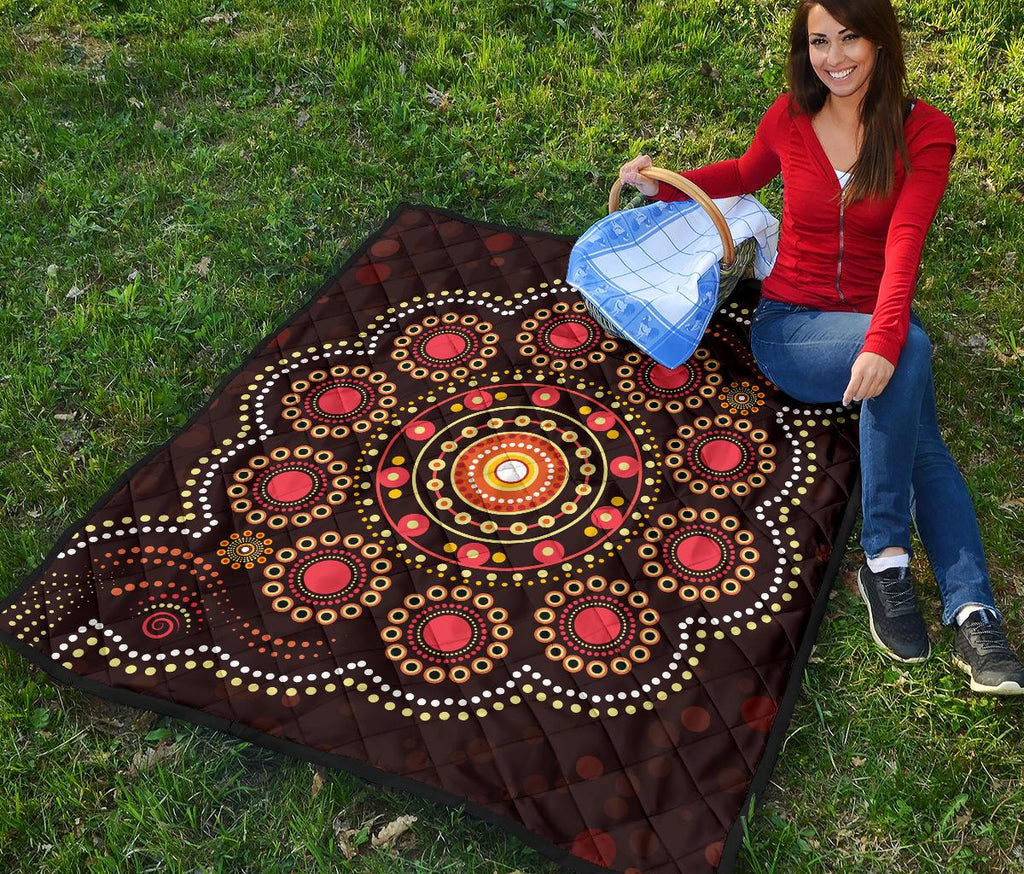 aboriginal-premium-quilt-australian-colorful-flower-dot-painting-art