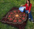 aboriginal-premium-quilt-australian-colorful-flower-dot-painting-art