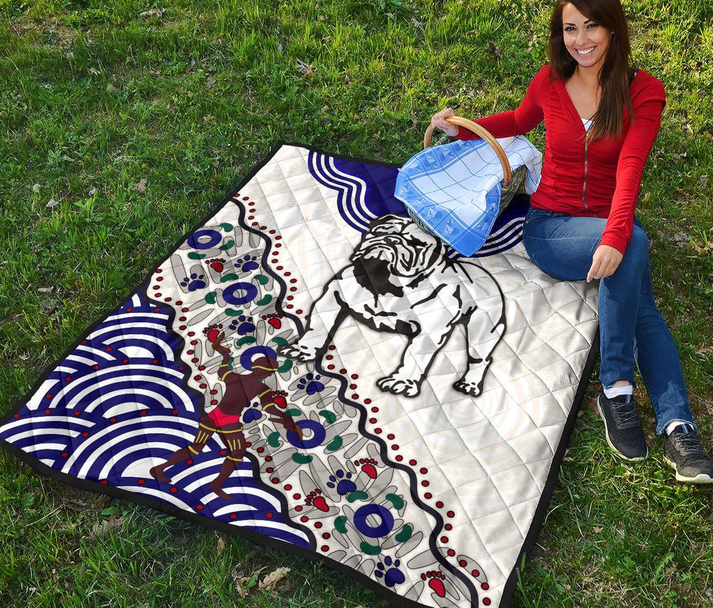 bulldogs-premium-quilt-indigenous