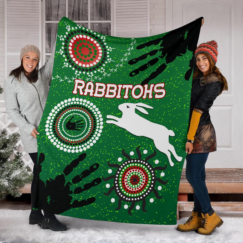 south-sydney-rabbitohs-indigenous-premium-blanket-country-style