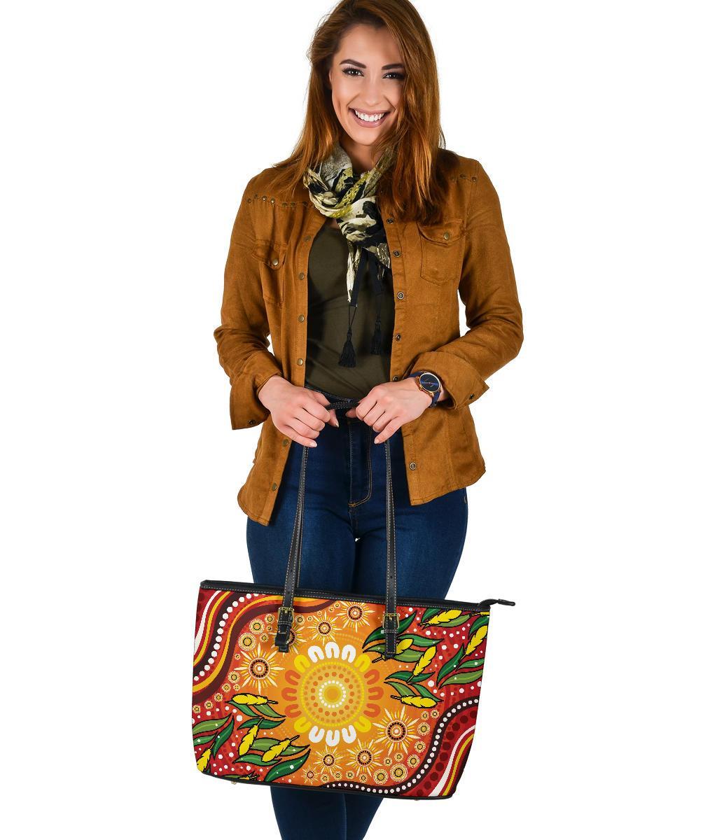 leather-tote-bag-indigenous-circle-leaf-patterns
