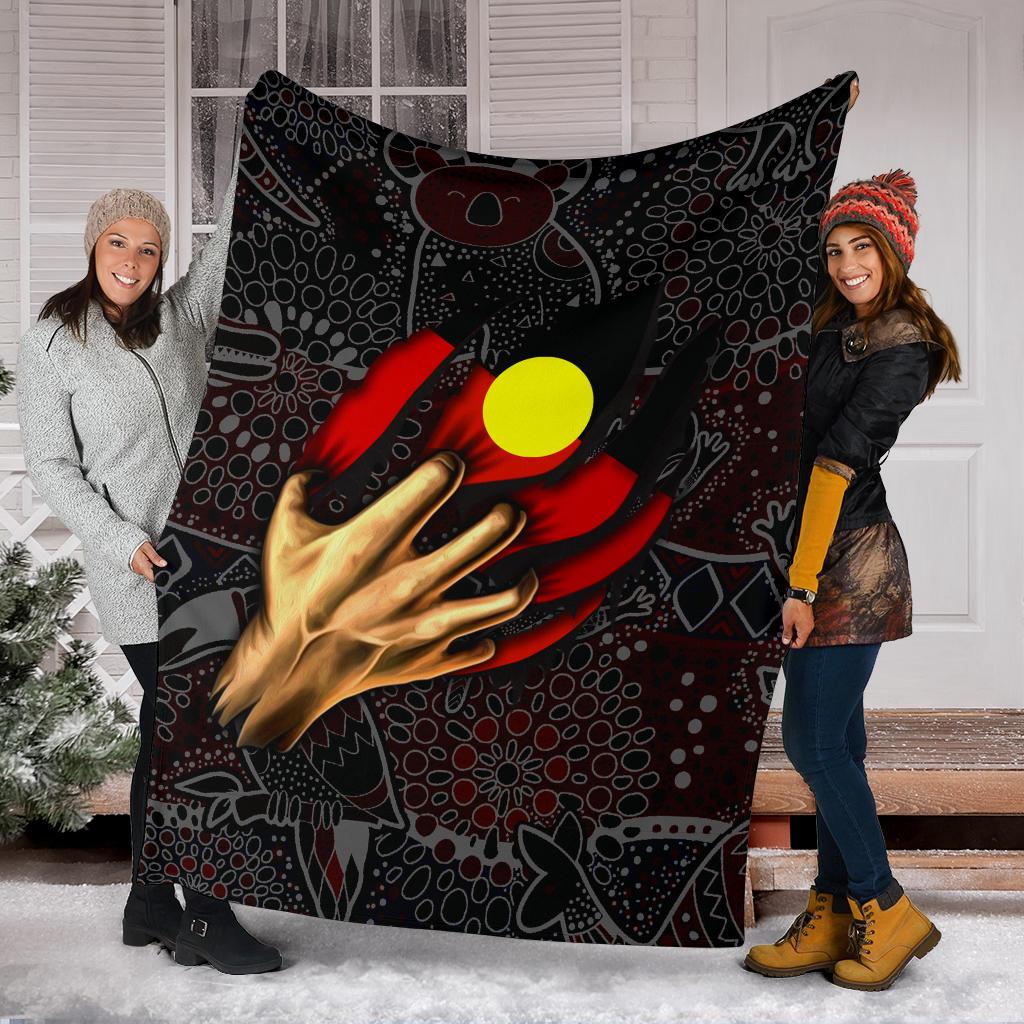 aboriginal-premium-blanket-aboriginal-blood-in-me