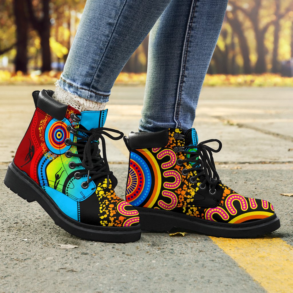 aboriginal-boots-circle-patterns-indigenousblue-dream-all-season