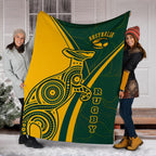 rugby-premium-blanket-australian-rugby-kangaroo-aboriginal-patterns