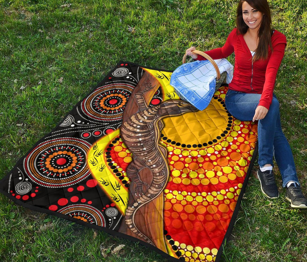 1saustralia-premium-quilt-australian-aboriginal-dot-painting-sun-and-lizard